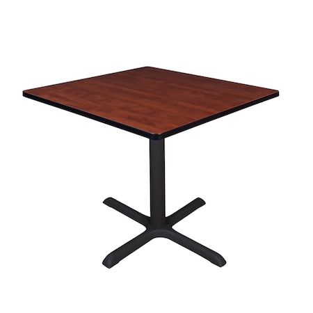 Cain Cain Square & Round Tables, Wood, Metal Top, Cherry TB3636CH